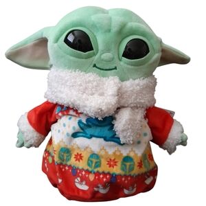Star Wars The Mandalorian Grogu Baby Yoda Holiday Plush